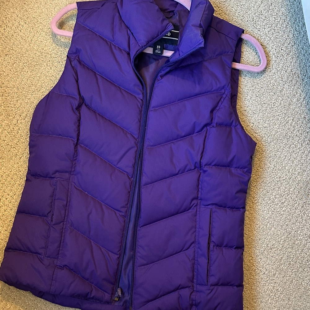 Lands' End purple Vibrant Purple Quilted Vest